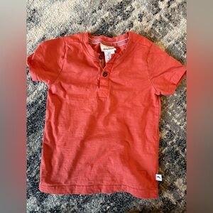 Tommy Bahama Kids 4T Orange Short Sleeve Henley